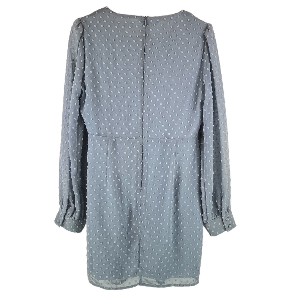 Lulu's Blue Polka Dot Mini Dress - Picture 7 of 16